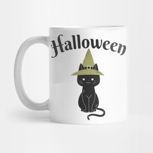 The Halloween cat Mug